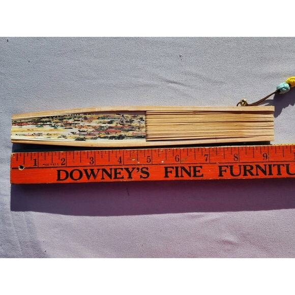 Korean Mulberry Paper Bamboo Hanji Hand Fan Congress Of Entomology GANGGANGSULAE - Picture 9 of 12